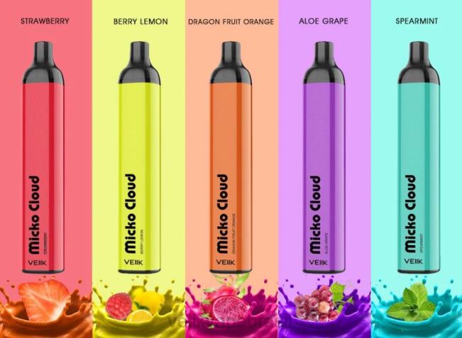 VEIIK Micko Cloud Caneta vape descartável de 3000 baforadas 10pcs vários sabores 42XH455 | VEIIK Vape Review