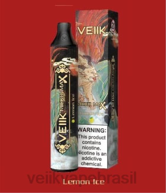 VEIIK Micko MAX vape descartável 1500 baforadas gelo de limão 42XH448 | VEIIK Micko X