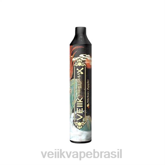 VEIIK Micko MAX vape descartável 1500 baforadas maçã melão 42XH447 | VEIIK Micko Lux Brasil