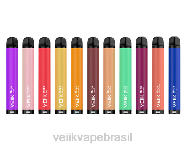 VEIIK Micko Mega vape descartável 800 baforadas 500mah vários sabores 42XH459 | VEIIK Pod Brasil